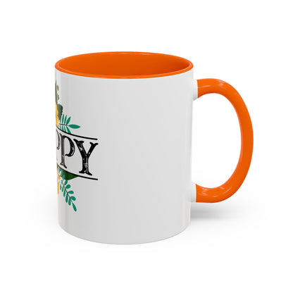 "Bee" Happy Accent Coffee Mug (11, 15oz)