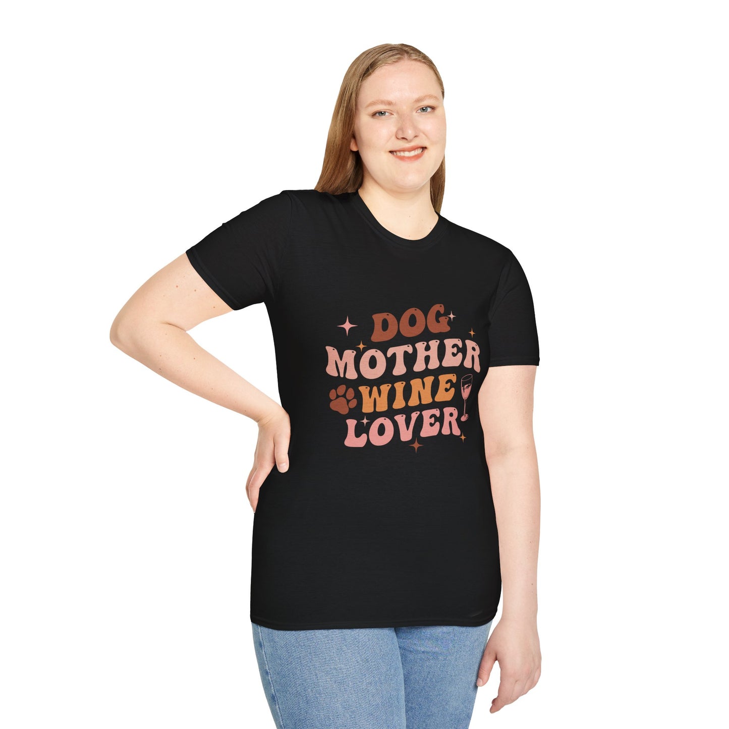 Dog Mother Women's Softstyle T-Shirt - Pet Lovers Tee