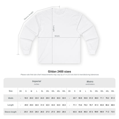Hope Ribbon Long Sleeve Cotton Tee