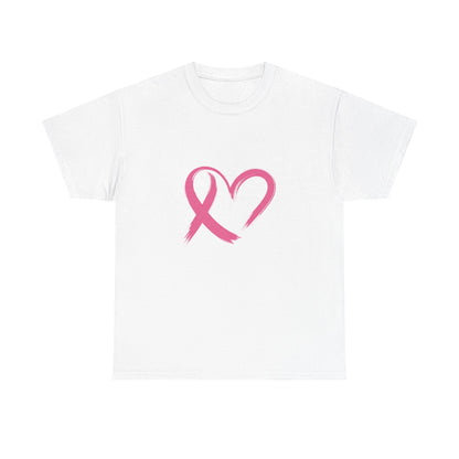 Pink Ribbon Heart Tee
