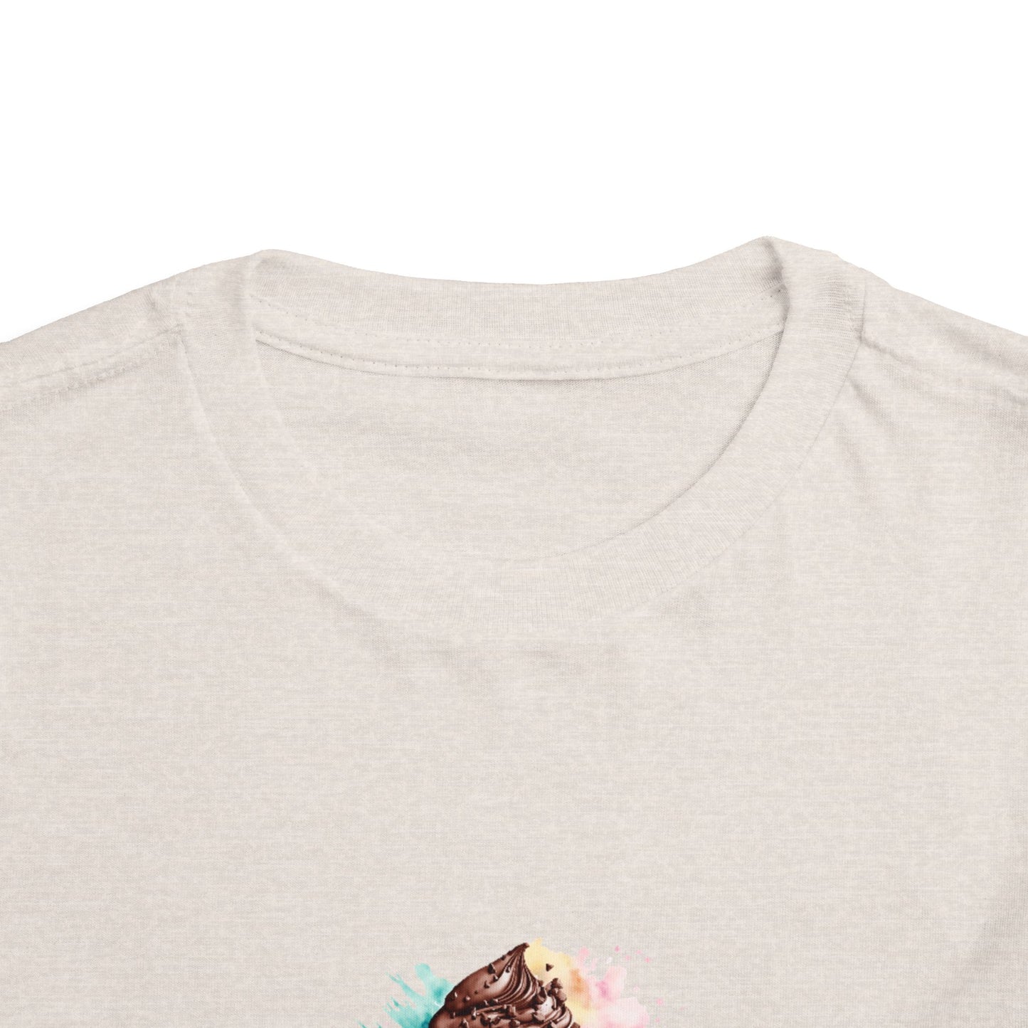 Toddler Tee — Watercolor Ice Cream Cone Kids Shirt