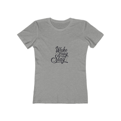 Wake Pray Slay Boyfriend Tee