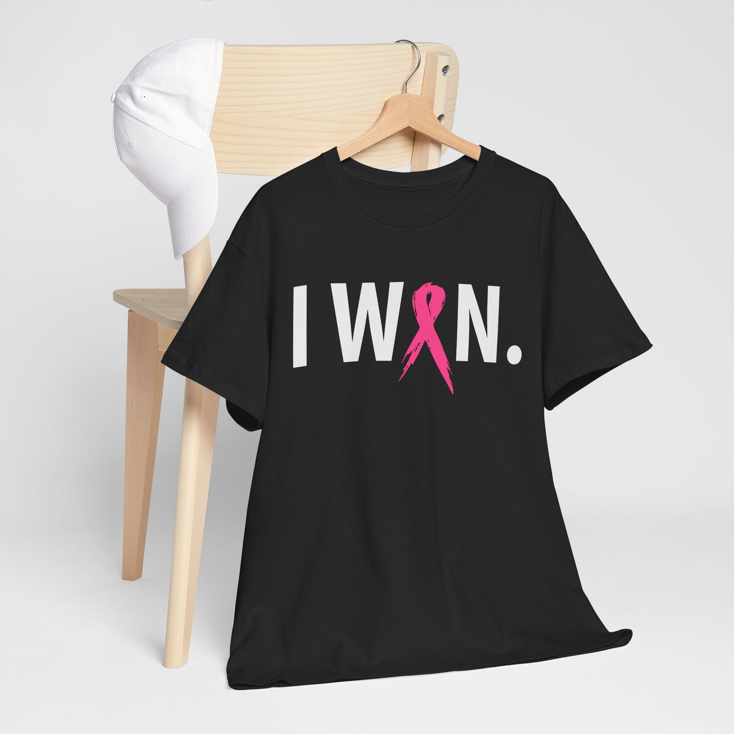 T-Shirt — I WN Pink Ribbon Cancer Awareness Tee