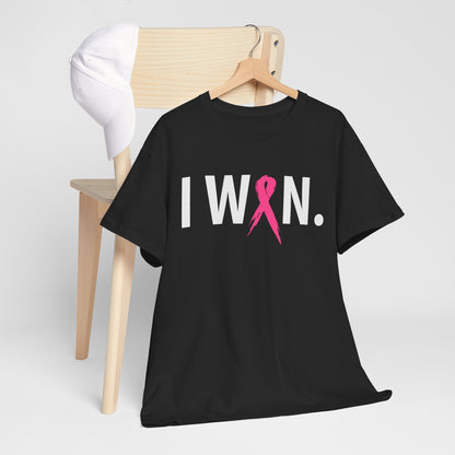 T-Shirt — I WN Pink Ribbon Cancer Awareness Tee