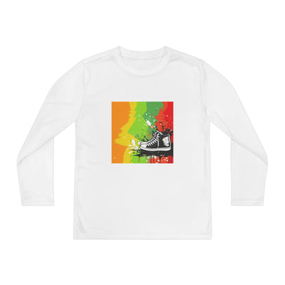 Youth Basketball Sneakers Long Sleeve Tee