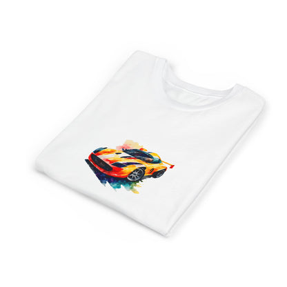 Youth Race Car T-Shirt – Colorful Sports Car Graphic Tee