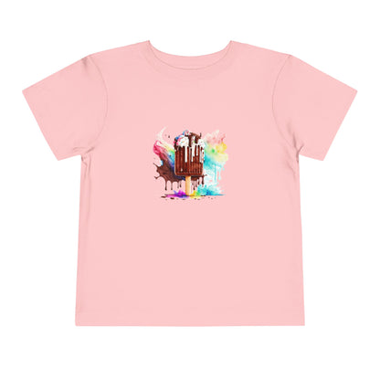 Toddler Tee — Colorful Melting Popsicle Art Kids T-Shirt