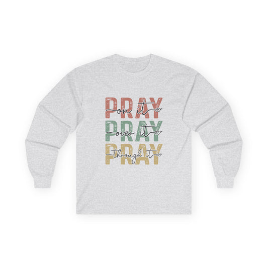 "Pray" Unisex Ultra Cotton Long Sleeve Tee
