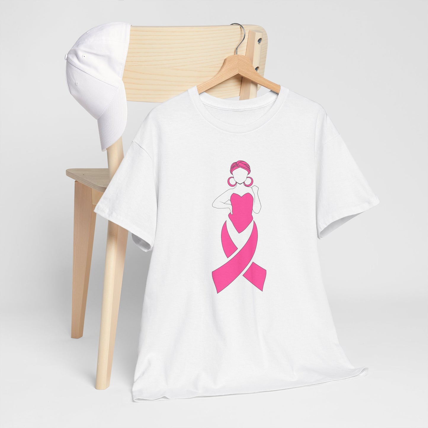 Breast Cancer Awareness Ribbon T‑Shirt — Pink Ribbon Hope Tee