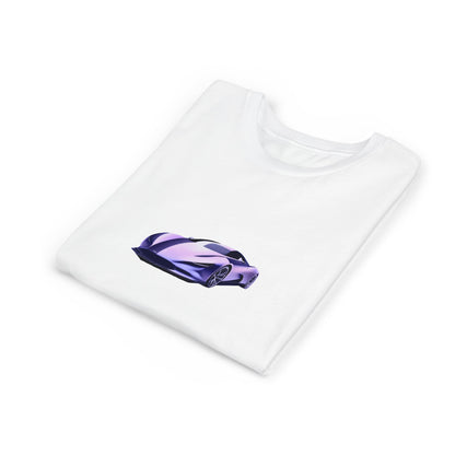 Race Car Tee — Purple Sports Car Youth T-Shirt